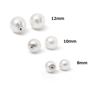 474 earrings catch pearl both ear for back Point catch is possible to choose 3 size 