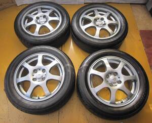 G438☆SUW　195/55R15　ブリヂストン　エコピア　15X6J　+42　PCD100　4H