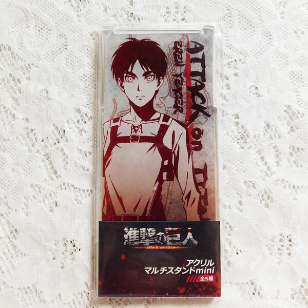 ゜.+°エレン・イェーガー アクリルマルチスタンド mini スマホスタンド アクスタ 進撃の巨人 アニメグッズ スマートフォンスタンド
