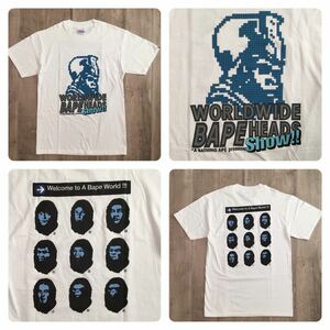 ★新品★ 1998年 APE HEADS SHOW Tシャツ Mサイズ a bathing ape BAPE NIGO vintage 裏原宿 NOWHERE エイプ ベイプ アベイシングエイプ h11