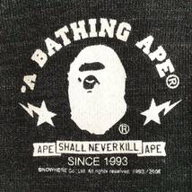 Milo logo フルジップ パーカー Lサイズ black a bathing ape BAPE full zip hoodie エイプ ベイプ アベイシングエイプ マイロ ブラック o8_画像4