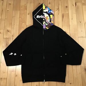 FCRB × BAPE シャーク パーカー Lサイズ a bathing ape multi camo shark full zip hoodie エイプ ベイプ アベイシングエイプ 迷彩 10gp