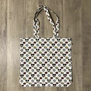 ★D24限定★ ミッキー ミニー モノグラム トートバッグ Disney sea BAPE bag ディズニーシー a bathing ape エイプ ベイプ mickey D24