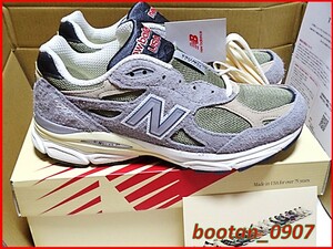 即完 貴重 2022/5/13 国内正規品 NEW BALANCE M990TG3 Grey MADE IN USA 米国製 27cm(US9)新品本物レシート原本付//Teddy Santis