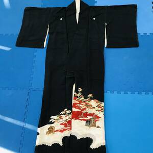  kimono Japanese clothes long-sleeved kimono retro 