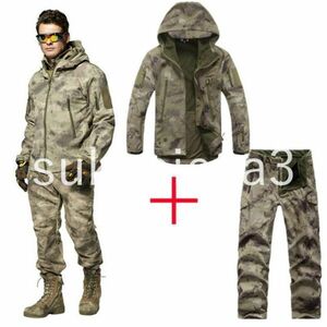 TA134:★人気商品★男性屋外防水ジャケットTAD V 5.0 XSソフトシェル狩猟衣装熱服戦術キャンプハイキング息スポーツスーツ