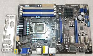 【中古パーツ】BIOS確認のみ、ASROCK H67DE マザーボード　LGA1155 ■MB1682