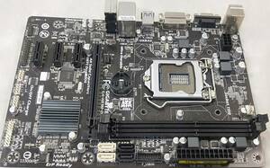 【中古パーツ】BIOS確認のみ、GIGABYTE GA-H81M-D3V マザーボード ＩＯパネル付　LGA1150 ■MB1780