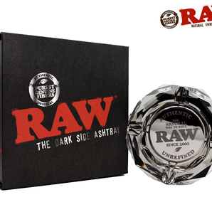 RAW ロウ ダークサイドガラス アッシュトレイ 灰皿 巻紙 巻き紙 ローリングペーパー ボング カンナビス ハイタイムズ マリファナ 大麻 thc