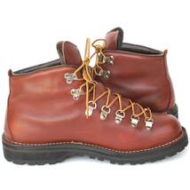 (29554)美品Danner30520ダナー黒タグマウンテンライト9D 9インチ 約27cm (ビブラム赤茶 旧ダナージャパンMadeinUSAアメリカGORE-TEXゴア)_画像7