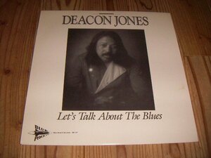 ●即決！LP：DEACON JONES LET'S TALK ABOUT THE BLUES ：ブルース・ロック：US盤