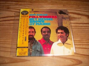 紙ジャケCD：THE POLL WINNERS BARNEY KESSEL SHELLY MANNE RAY BROWN STRAIGHT AHEAD:帯:20bit ストレイト アヘッド ザ ポール ウィナーズ