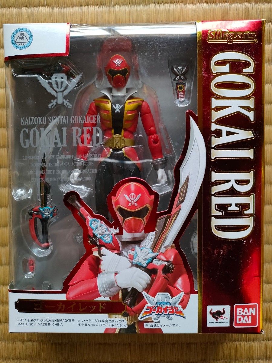 在庫処分 ゴーカイレッド 新品未開封 S.H.Figuarts 真骨彫製法 特撮