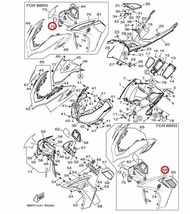 YAMAHA 純正 AEROX155['21-] ステッカー 左フロントサイドカウル[車体カラー：マットブラック] #BBR-F8392-00【GRAPHIC】_画像2