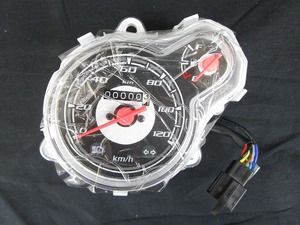 HONDA 純正 Navi110[フューエルメーター付モデル] スピードメーター #37200-K74-N81 【SPEEDOMETER ASSY.(KPH)】【インドホンダ ナビ110】