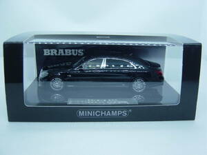 送料510円～ MINICHAMPS 1/43 BRABUS 900 AUF BASIS MERCEDES BENZ MAYBACH S600 2016 BLACK ブラバス メルセデス マイバッハ