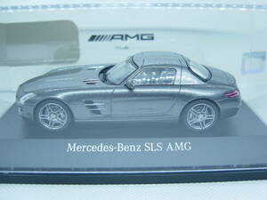  postage 350 jpy ~ Schuco dealer special order 1/43 Mercedes Benz SLS AMG Imola grey Mercedes Imora gray 