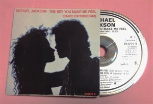  бумага jacket CD Michael Jackson( Michael Jackson ) [The Way You Make Me Feel] UK запись жакет немного царапина 