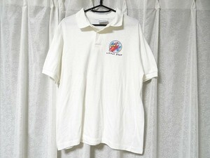 希少 80年代 ビンテージ Hanes USA製 LITTLE FEAT リトルフィート バンド ロック ハイヒール ポロシャツ Lサイズ レトロ 当時物