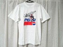 新品 非売品 90年代 ビンテージ PEPSIMAN ペプシマン Tシャツ フリーサイズ 白色 レトロ 当時物_画像1