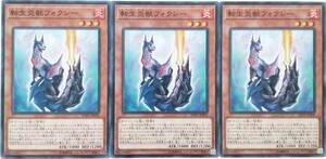 【遊戯王】転生炎獣フォクシー 3枚セット ノーマル モンスター　効果