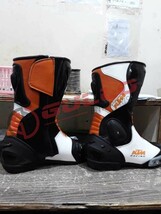 海外　限定品 　KTM レーシング　 Motorbike　レーシング　レザーブーツ　サイズ各種 　レプリカ　3_画像2