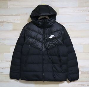 新品 定価19800円 2XLサイズ NIKE ナイキ メンズ ウインドランナー ダウン フィル ダウンジャケット ブラック 黒