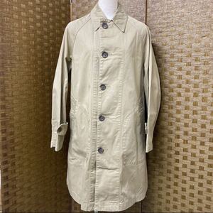 * Journal Standard JOURNAL STANDARD turn-down collar coat beige cotton 100% USED free size J-94