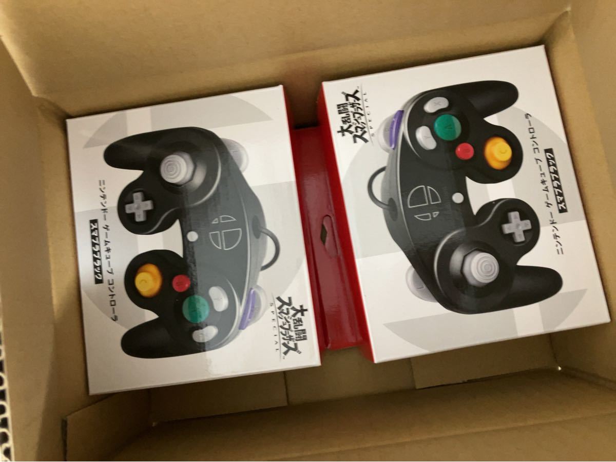 【新品未開封】ゲームキューブコントローラ スマブラブラック 10個セット