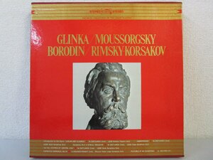 LP レコード 2枚組 GLINKA MOUSSORGSKY Gennady Rozhdestvensky ゲンナジー ロジェストヴェンスキー 指揮 他 世界大音楽 【 VG 】 D2114D