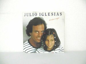 LP レコード 帯 JULIO IGLESIAS フリオ イグレシアス de nina a mujer 【 E- 】 D2866T