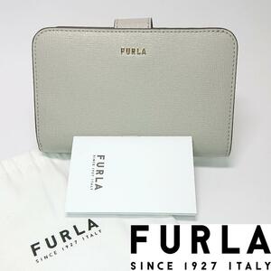 [ new goods unused ] Furla folding twice purse BABYLONbabi long 