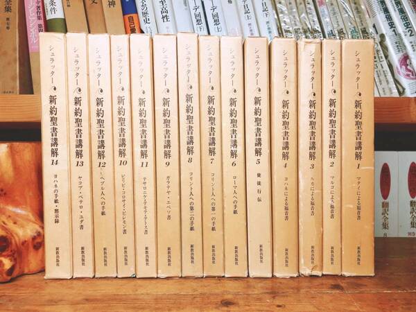 絶版!! シュラッター 新約聖書講解 全14巻 新教出版社 検索:マタイによる福音書/使徒行伝/ヨハネ福音書/ヘブル人への手紙/ローマ人への手紙