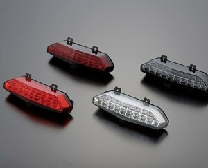 ポッシュ 072090-96 LEDテールランプユニット 純正交換タイプ ダークレッドレンズ ZRX1200DAEG ZRX1200ダエグ