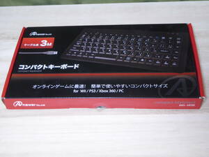 [m9408y k] ( unused goods * small scratch have ) compact keyboard ANS-H030 for Wii/PS3/Xbox 360/PC Answer