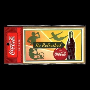 COCA-COLA BRAND コカコーラブランド アドバタイジングステッカー ＃12 シール デカール アメリカ雑貨 アメリカン