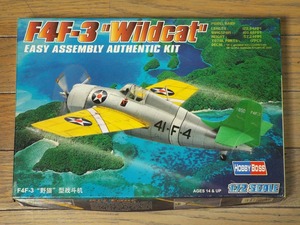 送料無料！ホビーボス 1/72　グラマンF4F-3ワイルドキャット　# 80219