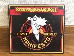 Screeching Weasel / First World Manifesto ポップパンク 名作 輸入盤(品番:FAT7672) Ben Weasel / The Riverdales / Mr. T Experience