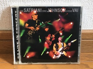 Joe Satriani, Steve Vai & Eric Johnson / G3 - Live In Concert ロック ライブ盤 名盤 国内盤(品番:SRCS-8355) Stuart Hamm Frank Zappa