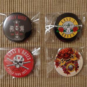 GUNS N’ROSES 2022 ジャパンツアー 日本限定 缶バッジ 新品未開封 送料無料 ガンズ アンド ローゼズ badge バッチの画像1