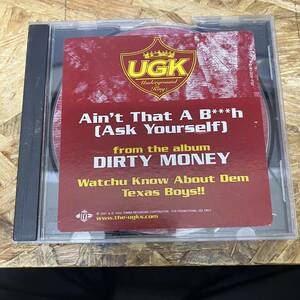 ● HIPHOP,R&B UGK - AIN'T THAT A B***H (ASK YOURSELF) INST,シングル,PROMO盤,HYPE STICKERコレクターズアイテム! CD 中古品