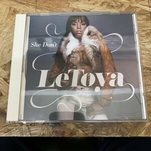 シ● HIPHOP,R&B LETOYA - SHE DON'T INST,シングル CD 中古品