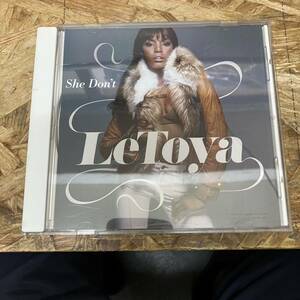 シ● HIPHOP,R&B LETOYA - SHE DON'T INST,シングル!! CD 中古品