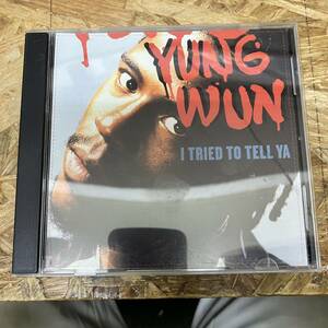 ● HIPHOP,R&B YUNG WUN - I TRIED TO TELL YA INST,シングル!,PROMO盤!! CD 中古品