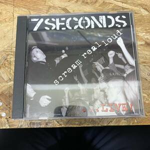 ● POPS,ROCK 7SECONDS - SCREAM REAL LOUD...LIVE! アルバム,INDIE CD 中古品