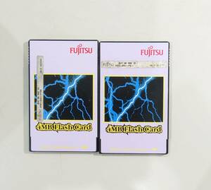 KN2878 【現状品】 Fujitsu 4MB Flash card 2枚セット