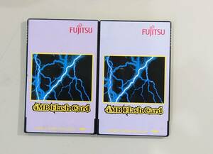 KN2893 【現状品】 Fujitsu 4MB Flash card 2枚セット