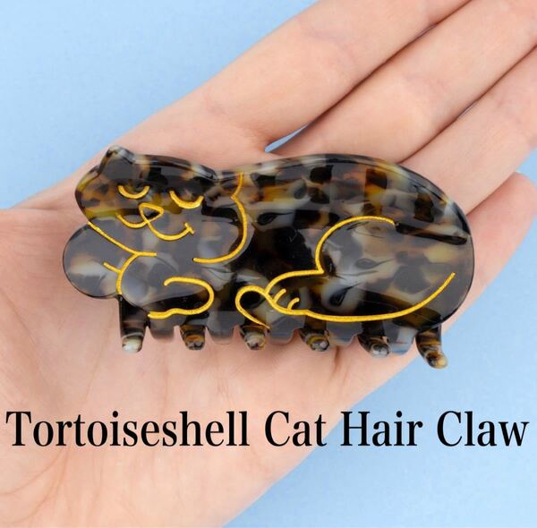 【Coucou Suzette】ネコ ヘアクリップ Tortoiseshell Cat