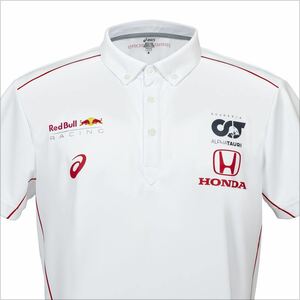 新品未使用 ユーロXL 2021ホンダF1スタッフ レプリカポロシャツ スペシャルエディション 白 HONDA第4期 ありがとう 2024鈴鹿に