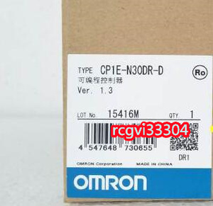 新品　オムロンOMRON CP1E-N30DR-D　CPUユニット保証６ヶ月　